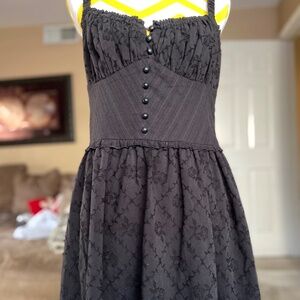 Commence  black corset sundress